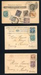 Stamp of India » China Expeditionary Force  India C.E.F. 1900-01 group incl. three cards