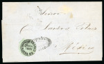 Stamp of Mexico » Guadalajara Mexico Guadalajara 1867 cover