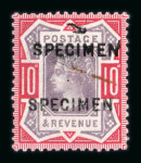 Stamp of Great Britain » 1855-1900 Surface Printed » 1887-1900 Jubilee Issue & 1891 £1 Green 1887-92 Jubilee 10d dull purple and carmine mint o.g.