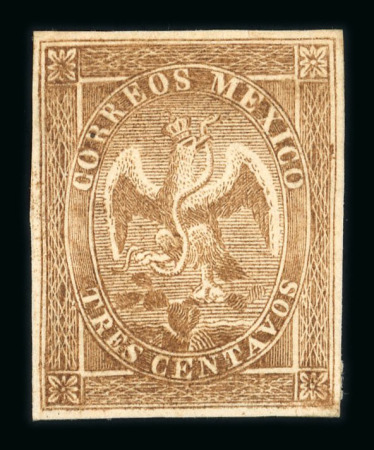 Stamp of Mexico » 1864 "Eagle" Issue 1864 Eagle issue 3c