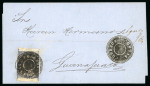 Stamp of Mexico » 1864 "Eagle" Issue 1864 Eagle issue Firat Period 1r entire