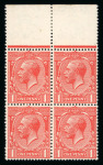 Stamp of Great Britain » King George V » 1912-24 Profile Head Issues 1912-24 1d scarlet and 1 1/2d chestnut-brown each in