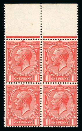 Stamp of Great Britain » King George V » 1912-24 Profile Head Issues 1912-24 1d scarlet and 1 1/2d chestnut-brown each in