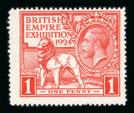 Stamp of Great Britain » King George V » 1924-36 Issues 1929 PUC 1d mint with '1829' and 1 1/2d with 'Q' for
