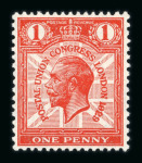 Stamp of Great Britain » King George V » 1924-36 Issues 1929 PUC 1d mint with '1829' and 1 1/2d with 'Q' for