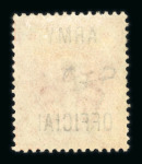 Stamp of Great Britain » Officials Army Official: 1896-1901 1/2d vermilion and 1d lilac