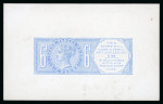 Stamp of Great Britain » Revenues 1881 Parcel Stamps Proof, a group of three trial proofs