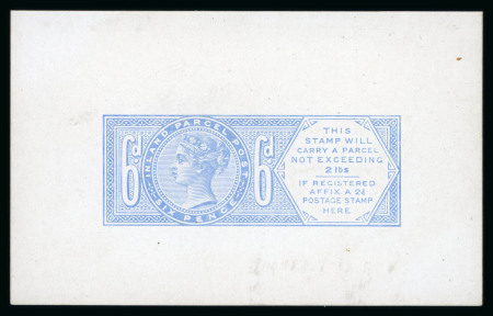 Stamp of Great Britain » Revenues 1881 Parcel Stamps Proof, a group of three trial proofs