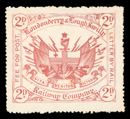 Stamp of Great Britain » Revenues Railway Stamps: 1891-1901 collection neatly presented