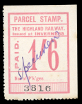 Stamp of Great Britain » Revenues Railway Stamps: 1891-1901 collection neatly presented