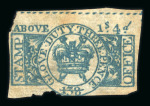 Stamp of Great Britain » Revenues 1785-94 Glove Duty 2d red and 3d blue, with faults