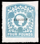 Stamp of Great Britain » Revenues 1887-1901 Embossed Revenue stamps written up and idetified