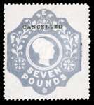Stamp of Great Britain » Revenues 1887-1901 Embossed Revenue stamps written up and idetified