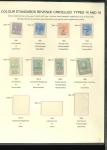 Stamp of Great Britain » Revenues 1881-1901 Revenue Stamps group of 11 mint on page,