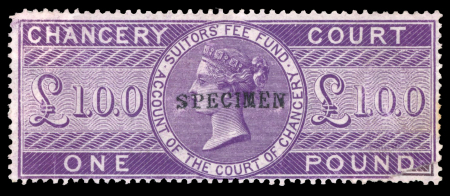 Stamp of Great Britain » Revenues 1855-67 Revenue Stamps collection written up on 5 pages,