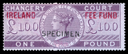 Stamp of Ireland » Revenues & Fiscals 1855-67 Revenue mint range of 16 Chancery Court stamps