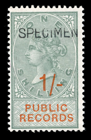 Stamp of Great Britain » Revenues Collection: 1875-93 Revenue stamps on 3 pages