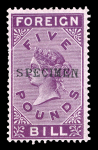 Stamp of Great Britain » Revenues Collection: 1875-93 Revenue stamps on 3 pages