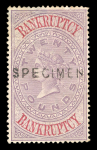 Stamp of Great Britain » Revenues 1865-96 Revenue stamps on 4 pages, 41 higher value