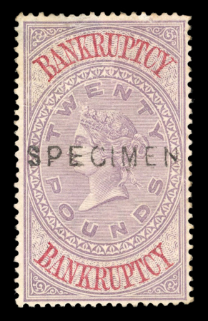 Stamp of Great Britain » Revenues 1865-96 Revenue stamps on 4 pages, 41 higher value