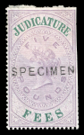 Stamp of Great Britain » Revenues 1865-96 Revenue stamps on 4 pages, 41 higher value