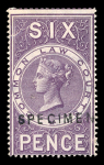 Stamp of Great Britain » Revenues 1865-96 Revenue stamps on 4 pages, 41 higher value