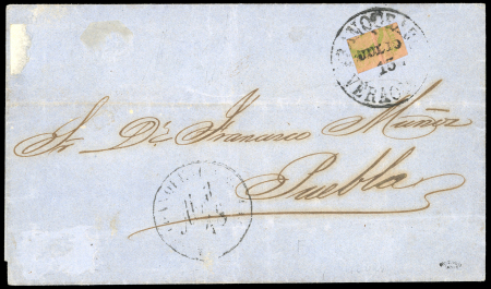 Stamp of Mexico » 1856-61 "Hidalgo" Issues 1856-1861 Hidalgo collection District names stamps and covers