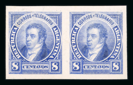 Stamp of Argentina » General issues Argentina 1880-90 proofs collection
