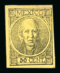 Stamp of Mexico » 1868 "Full Face" Hidalgo Issues 1868-72 Full Face Hidalgo stamp accumulation