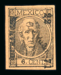 Stamp of Mexico » 1868 "Full Face" Hidalgo Issues 1872 Full Face Hidalgo Anotado stamp accumulation