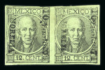 Stamp of Mexico » 1868 "Full Face" Hidalgo Issues 1872 Full Face Hidalgo Anotado stamp accumulation
