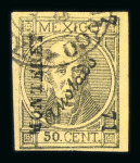 Stamp of Mexico » 1868 "Full Face" Hidalgo Issues 1872 Full Face Hidalgo Anotado stamp accumulation