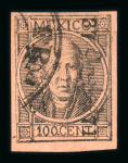 Stamp of Mexico » 1868 "Full Face" Hidalgo Issues 1872 Full Face Hidalgo Anotado stamp accumulation