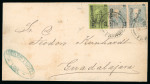 Stamp of Mexico » 1868 "Full Face" Hidalgo Issues 1872 Full Face Hidalgo Anotado  cover
