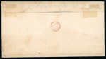 Stamp of Mexico » 1868 "Full Face" Hidalgo Issues 1872 Full Face Hidalgo Anotado  cover