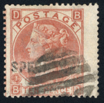 Stamp of Great Britain » Collections Specimens: 1857-83 unusual group of seven QV issues optd. SPECIMEN