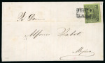 Stamp of Mexico » 1868 "Full Face" Hidalgo Issues 1868 Full Face Hidalgo Mexico district overprints postal history