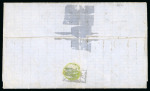 Stamp of Mexico » 1868 "Full Face" Hidalgo Issues 1868 Full Face Hidalgo mixed district overprints