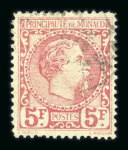Stamp of Colonies françaises » Monaco 1885-1960, dans des pochettes cristal belle accumulation