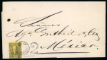 Stamp of Mexico » 1868 "Full Face" Hidalgo Issues Mexico 1868-72 Full Face Hidalgo collection