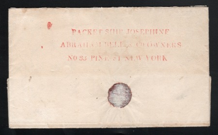 Stamp of Ireland » Ship Letters 1829 (26.11) Folded entire from Newtownstewart, County