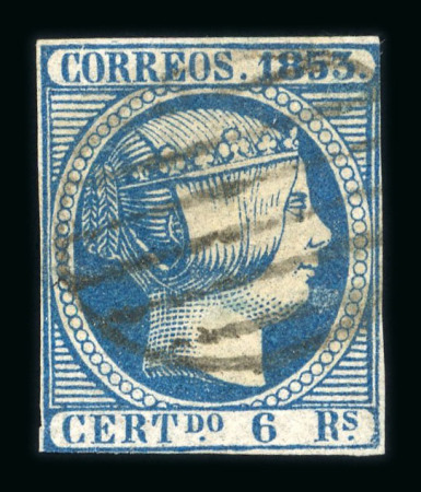 Stamp of Spain » Spain and Colonies Collections and Lots 1850-1873, nine classic stamps, all used with 1850