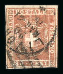 Stamp of Italian States » Tuscany 1851-1860, very fine collection of 47 mint (*) and