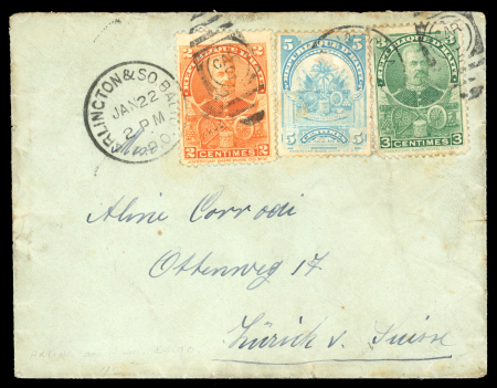 Stamp of Haiti » Later Issues 1898-99 Definitives group incl. mint set, the 3c and