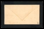 Stamp of Haiti » Later Issues Haiti 1917-19 "Gourde" Handstamped issues group incl. 5c on 1906 50c postage due on unsealed mourning cover 