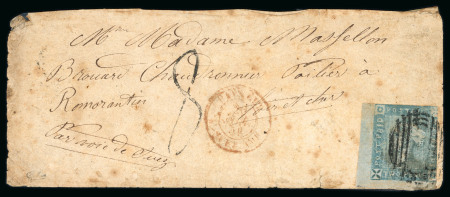 Stamp of Mauritius » 1859 Lapirot Issue 1859 (Jun 18) envelope to France with 1859 Lapirot