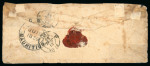 Stamp of Mauritius » 1859 Lapirot Issue 1859 (Jun 18) envelope to France with 1859 Lapirot