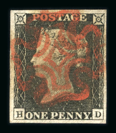 Stamp of Great Britain » 1840 1d Black and 1d Red plates 1a to 11 Collection: Group of 33 unplated penny blacks (incl. 1 pair) and 3 twopenny blues