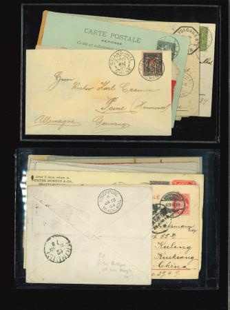 Stamp of China » Collections and Lots China 1880s-1910s, mixed lot in a folder