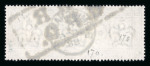 Stamp of Great Britain » 1855-1900 Surface Printed » 1883-84 & 1888 High Values GB 1884 wmk Crowns £1 brown-lilac BF with Birmingham JU 26 88 cds